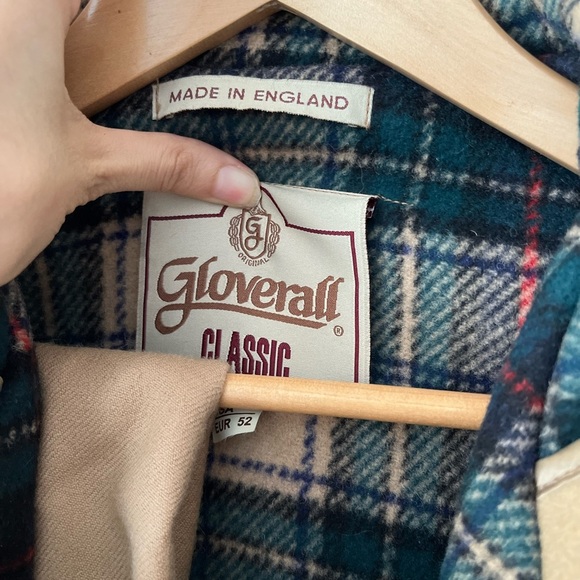 Gloverall Classic Made in England Wool-Blended Tan Hooded Coat size 42 Us /52 EU - Picture 2 of 16